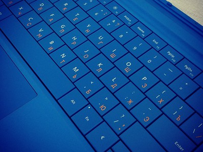 Гравировка клавиатуры Microsoft Surface