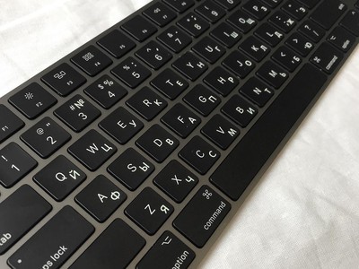 Гравировка клавиатуры iMac