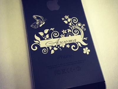 Гравировка iphone 5