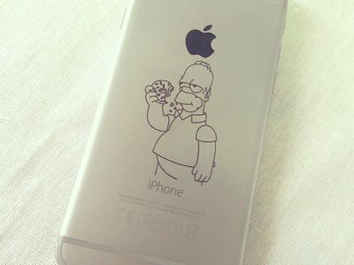 Рисунок на iPhone 6