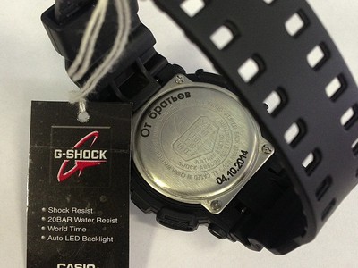 Гравировка на часах Casio G-SHOCK