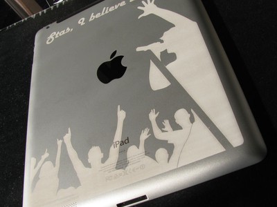 Гравировка на iPad